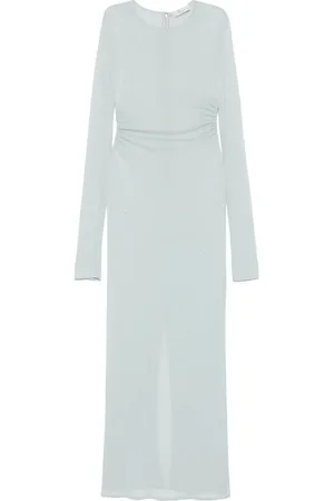 BLUMARINE Semi-transparentes Maxikleid