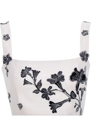 Agua by Agua Bendita Cacao Guayacan Cropped-Top