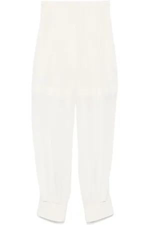 Serafini Tapered-Hose aus Voile