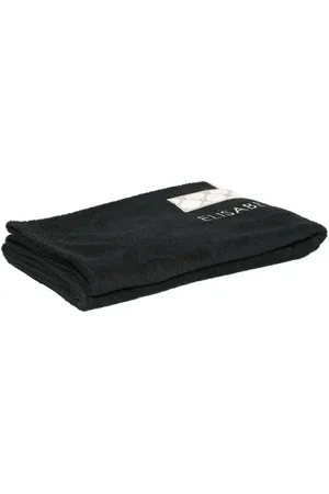 Elisabetta Franchi Logo-embroidered towel (155cm x 90cm)