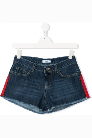 Msgm TEEN Jeansshorts mit Streifen