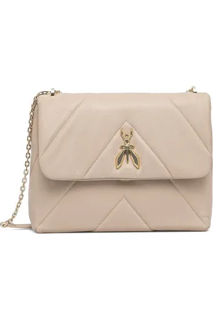Patrizia Pepe Schultertasche mit Logo-Schild