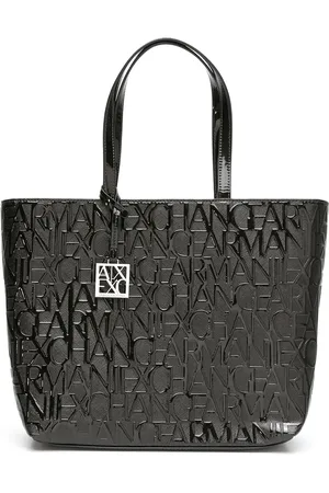 Armani Exchange Shopper mit Monogramm-Print