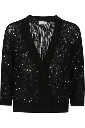 PESERICO SIGN Cardigan mit Pailletten