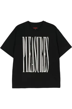Pleasures T-Shirt mit Logo-Stickerei