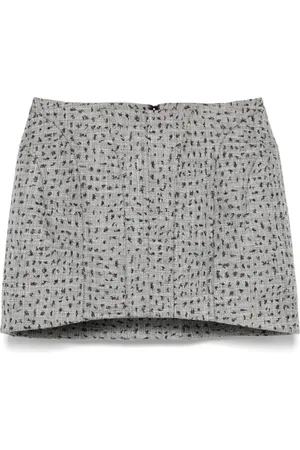 MUGLER Gepunkteter Minirock