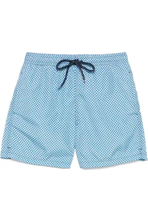 DRUMOHR Badeshorts mit Monogrammmuster