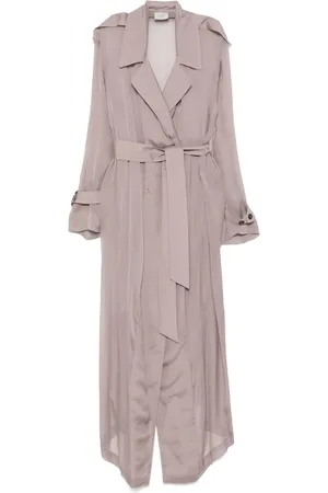 ALYSI Spolverino Chiffon-Trenchcoat