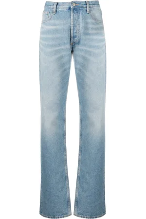 The Attico Boyfriend-Jeans mit Stone-Wash-Effekt