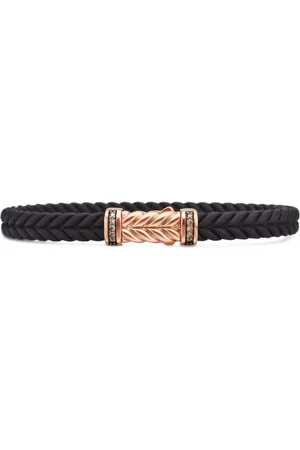 David Yurman 18kt Chevron Rotgoldarmband (6mm)