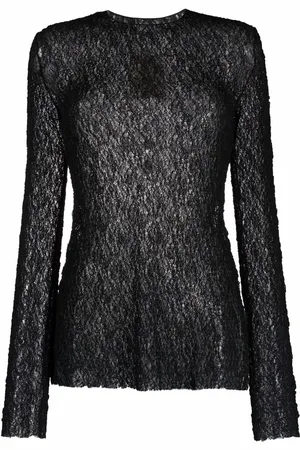 UMA WANG Strickpullover mit Sheer-Effekt