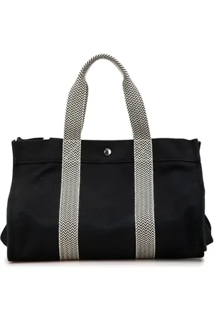 Hermès 2000-2010 Toile Cannes MM Tote Bag