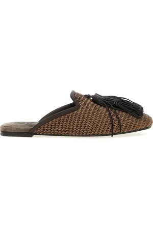Brunello Cucinelli Jewel Mules mit Quasten