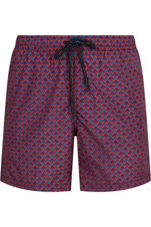 DRUMOHR Badeshorts mit Jacquardmuster