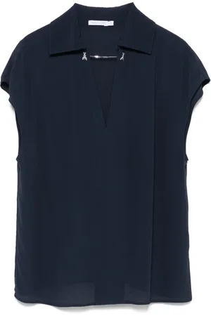 Patrizia Pepe Bluse mit V-Ausschnitt