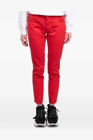 Unravel Project Halbhohe Tapered-Jeans