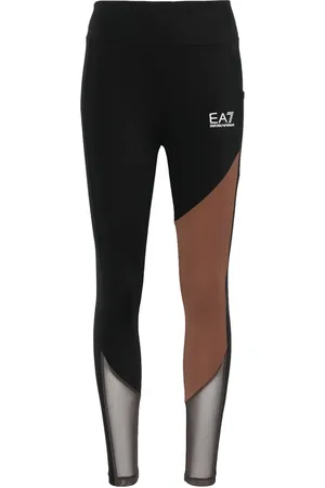 EA7 Leggings mit Logo-Print