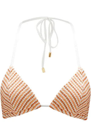 Perfect Moment Gestreifter Triangel-Bikini