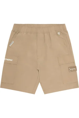 A Bathing Ape Cargo-Shorts mit Logo-Print