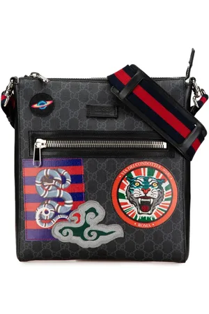 Gucci 2000-2015 GG Supreme Night Courrier Umhängetasche