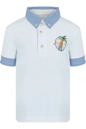 Lapin House Poloshirt mit Patch-Detail