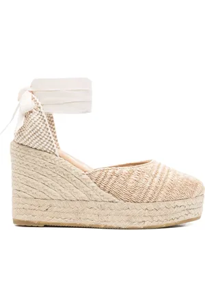 MANEBI Espadrilles mit Schnürung 100mm