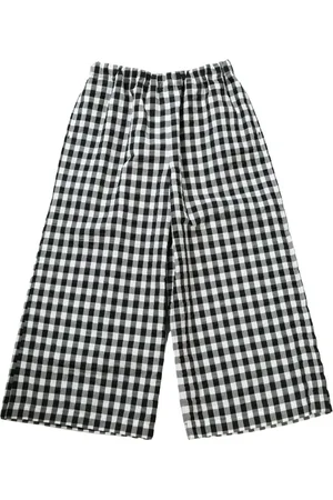 Comme des Garçons Gingham-pattern trousers
