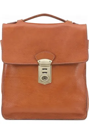 Officine creative Laptoptasche aus Leder