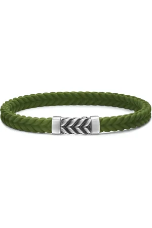 David Yurman Chevron Armband aus Sterlingsilber 6mm