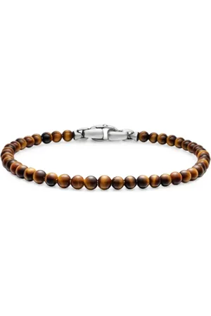 David Yurman Spiritual Beads Armband aus Sterlingsilber 4mm
