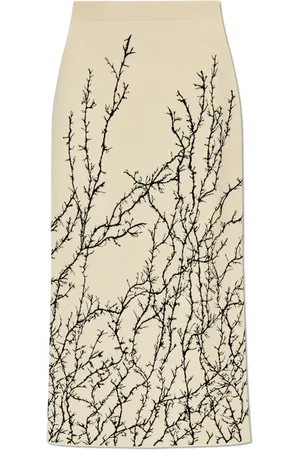 Alexander McQueen Bleistiftrock mit grafischem Print
