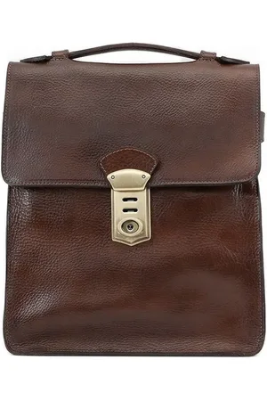 Officine creative Laptoptasche aus Leder