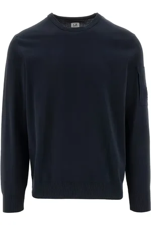 C.P. Company Rundhals-Pullover mit Ärmeltasche
