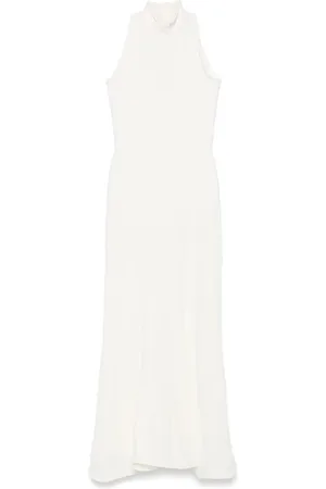 Msgm Maxikleid mit Knitterfalten