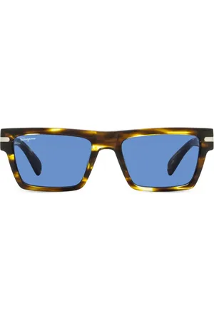 Salvatore Ferragamo Sonnenbrille mit eckigem Gestell