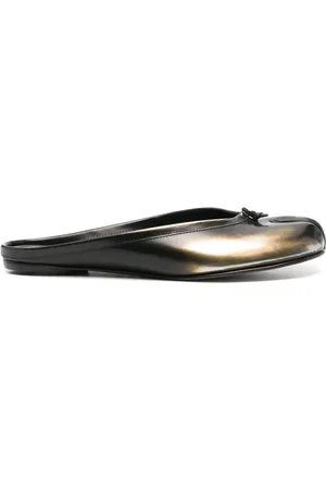 Maison Margiela Tabi Slipper im Metallic-Look