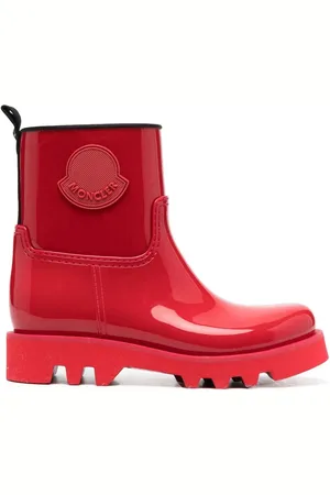 Moncler Stiefeletten mit Logo-Patch
