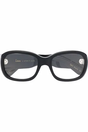 LESCA Brille mit ovalem Gestell