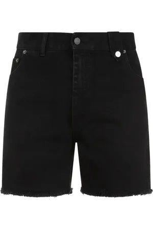 EgonLab Jeans-Shorts mit ausgefranstem Saum