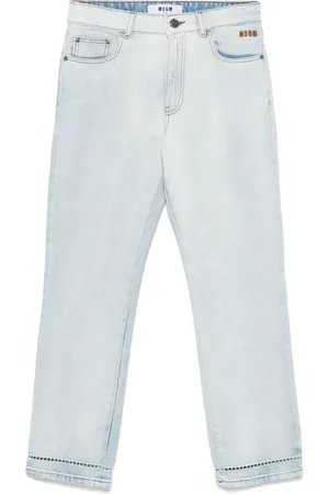 Msgm Jeans mit Logo-Stickerei