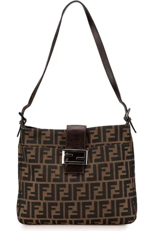 Fendi 2000-2010 Zucca Canvas Schultertasche