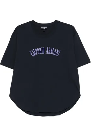 Emporio Armani T-Shirt mit Logo-Stickerei