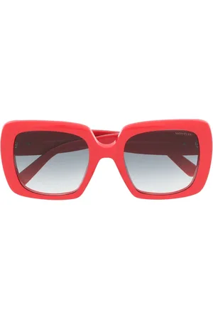 Moncler Eckige Sonnenbrille mit Farbverlauf