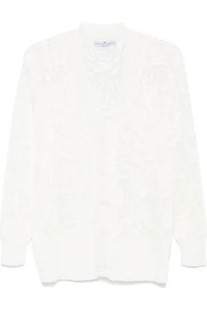 ERMANNO SCERVINO Cardigan mit Blumenjacquard