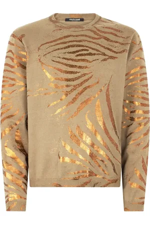 Roberto Cavalli Sweatshirt mit Zebra-Print