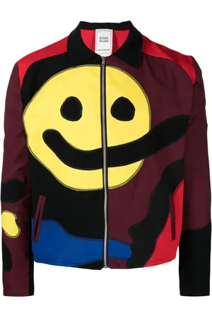 Bethany Williams Jersey-Jacke mit Smiley