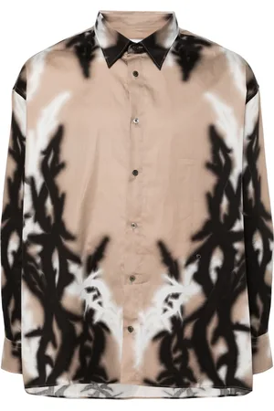Etudes Illusion Hemd mit Dornen-Print