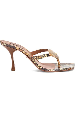 Roberto Cavalli Sandalen mit Schlangen-Print