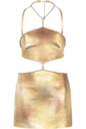 Roberto Cavalli Minikleid mit Cut-Out