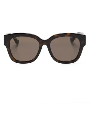 Gucci GG1550SK Sonnenbrille mit rundem Gestell